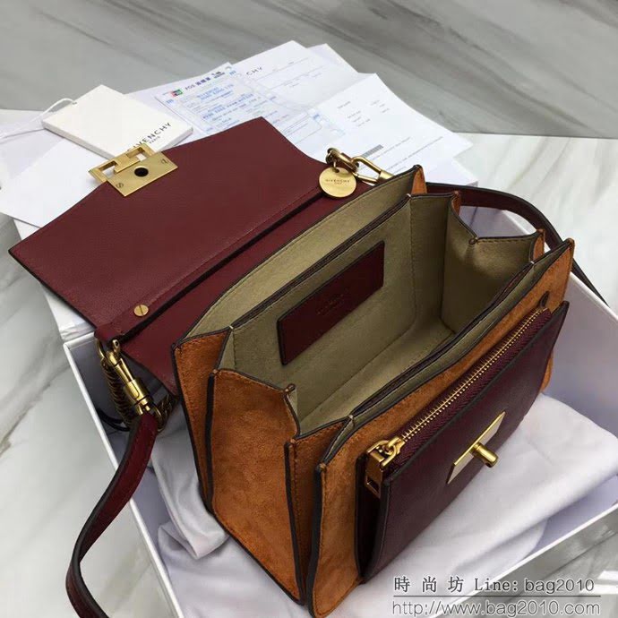 GlVENCHY紀梵希 法國代購級別 Givenchy Bag 巴黎走秀新款 中號 鏈條手提 斜挎包  tsg1249